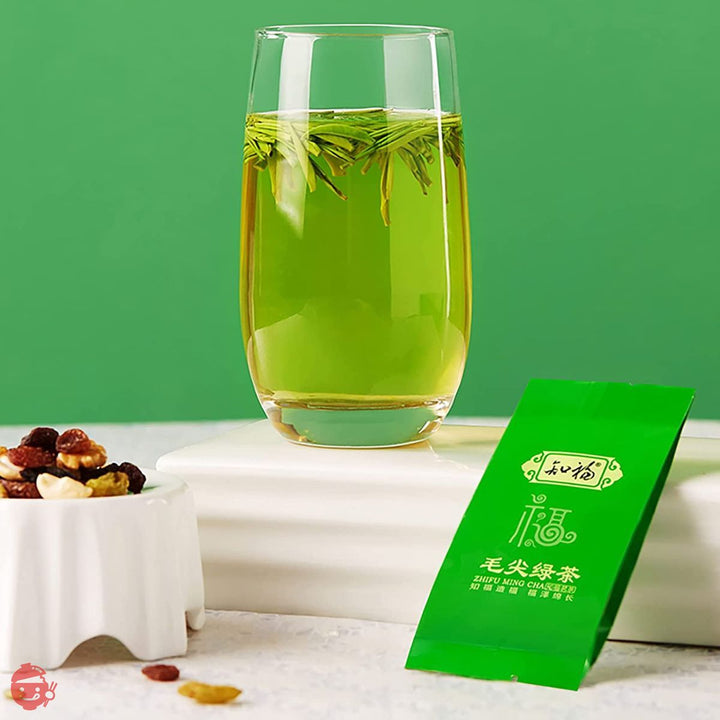 緑茶 200g/7oz - 信陽毛建茶 - 中国緑茶 - 26個入りティーバッグ - 甘くまろやかの画像