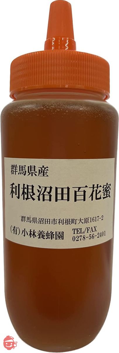 国産 利根沼田百花蜜 500ｇ 群馬県産 生はちみつの画像