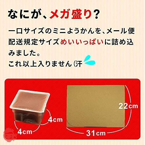 和楽 メガ盛り とろける水ようかん こしあん 50g×15個 一口サイズ ミニようかんの画像