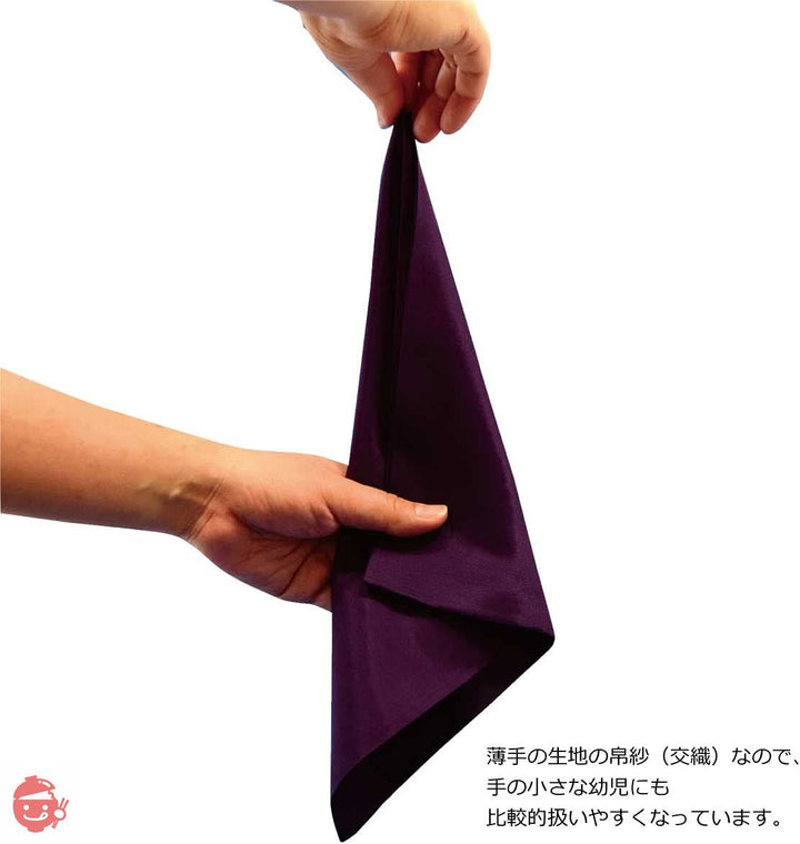 茶道 初めてセット 基本3点 男性用 帛紗（紫） 友禅袋入懐紙 扇子…の画像