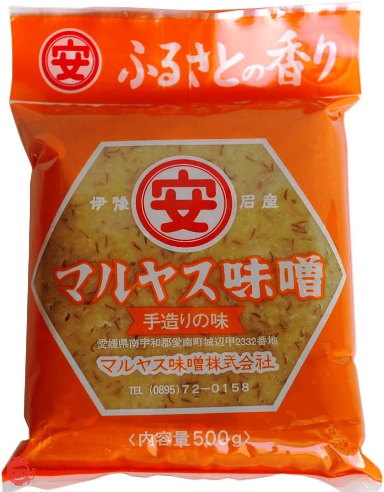 マルヤス味噌 麦味噌（白） 粗ずりタイプ 袋詰 500gの画像