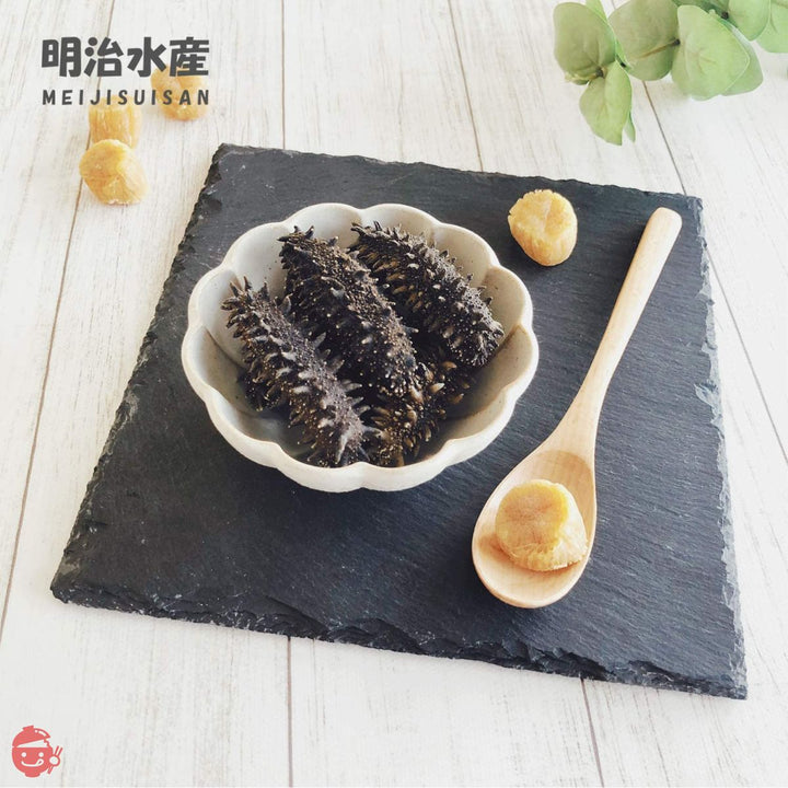 【北海道産】 乾燥なまこ 天然 厳選A級品 100g 明治水産 M (約14個/6-8.9g)の画像