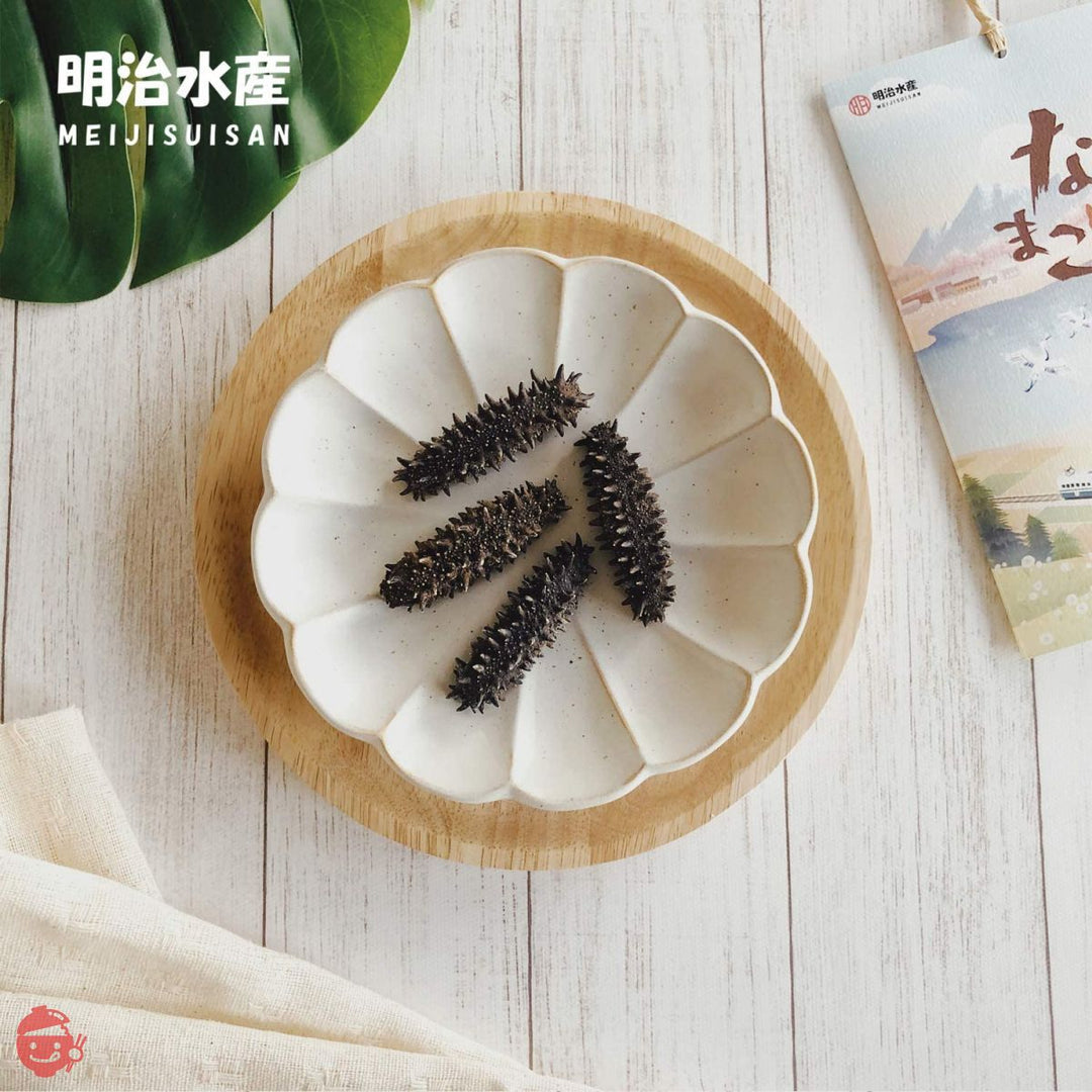 【北海道産】 乾燥なまこ 天然 厳選A級品 100g 明治水産 S (約22個/3-5.9g)の画像