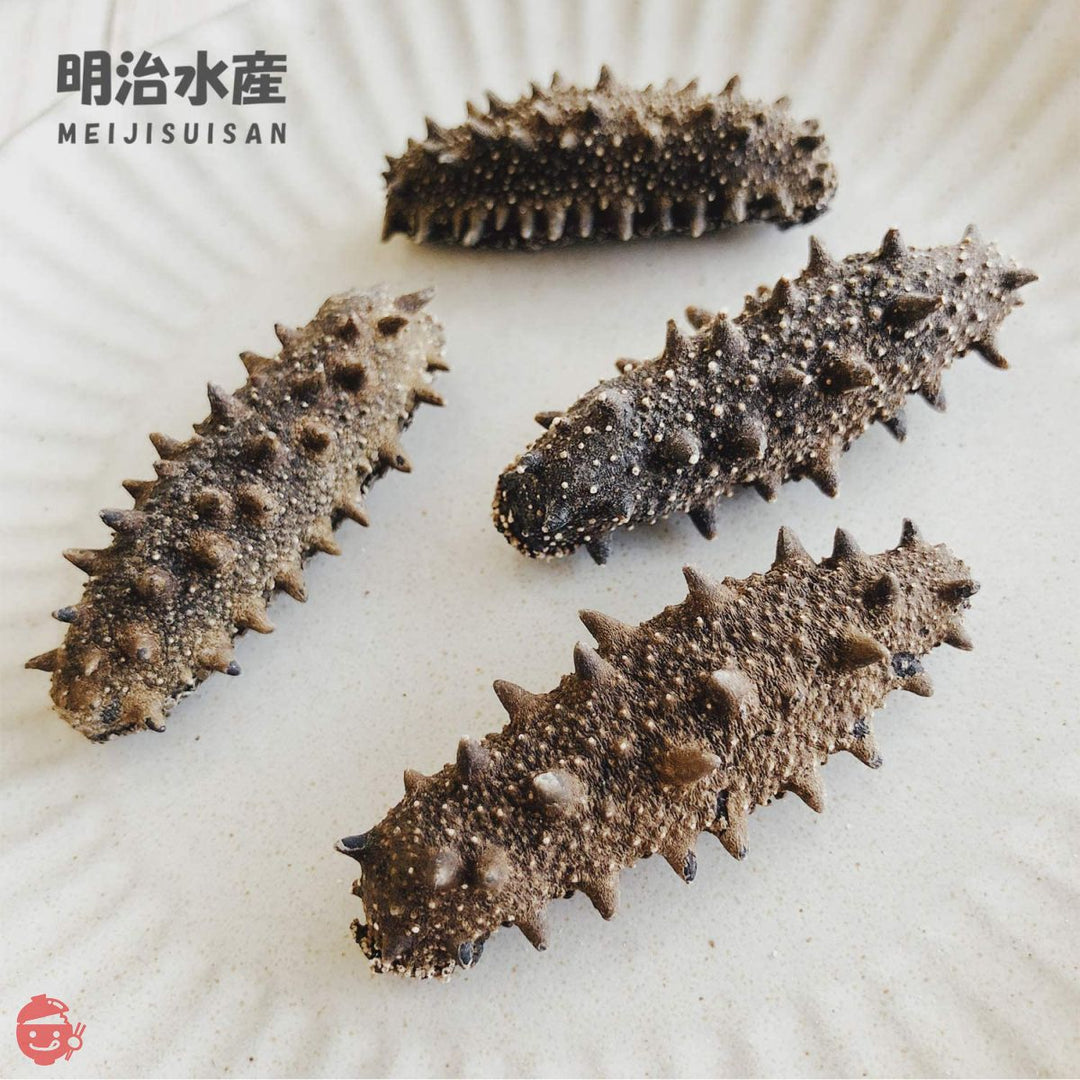 【青森産】 乾燥なまこ 天然 厳選A級品 100g 明治水産 SS (約35-50個/3g以下)の画像