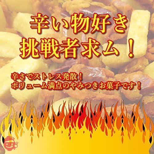 大地の生菓 唐辛子＆フライドポテトの激辛スナック菓子 230g 大容量 辛い お菓子 せんべい 輪切り おつまみの画像