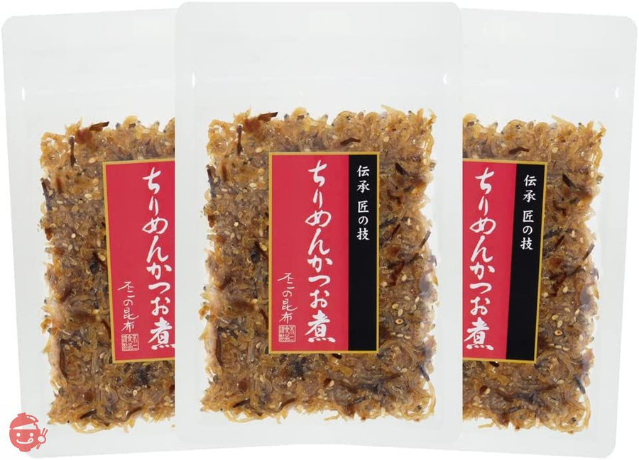 不二の昆布】ちりめんくぎ煮60g×3個セット ご飯のお供 佃煮 – Japacle