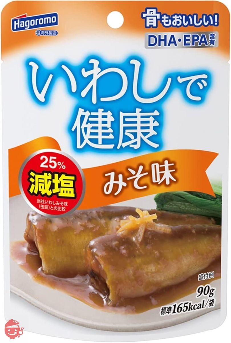 はごろも いわしで健康 みそ味 (パウチ) 90g (1573)×12個の画像