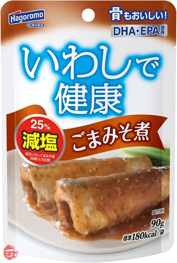 はごろも いわしで健康 ごまみそ煮 (パウチ) 90g (1597)×12個 – Japacle