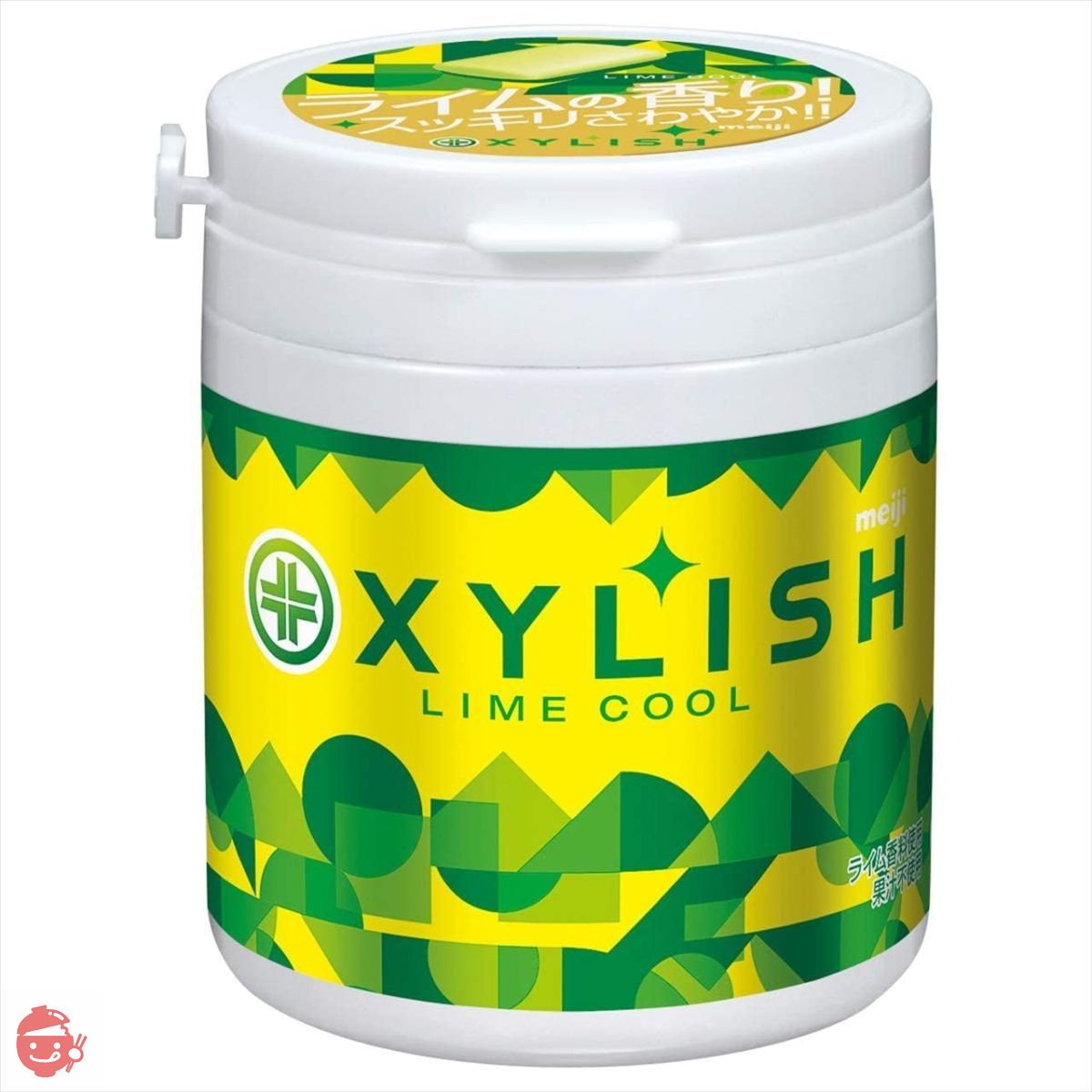 Meiji xylish gum lime cool bottle 94g x 4 pieces