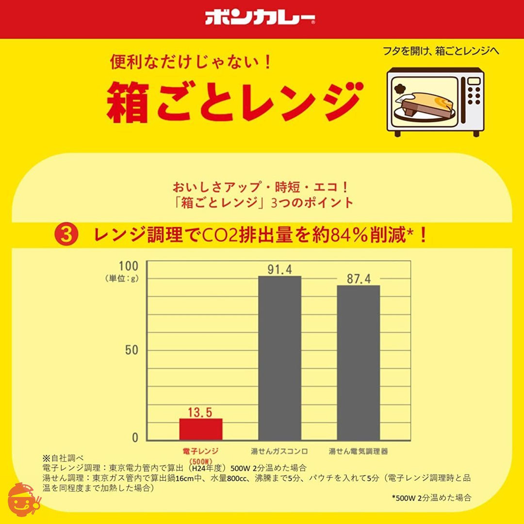 大塚食品 ボンカレーゴールド 【甘口】 180g×5個 レンジ調理対応の画像