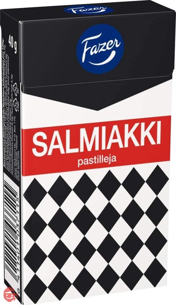 Fazer サルミアッキ SALMIAKKI 40g x 2箱 フィンランド産 【並行輸入品】の画像