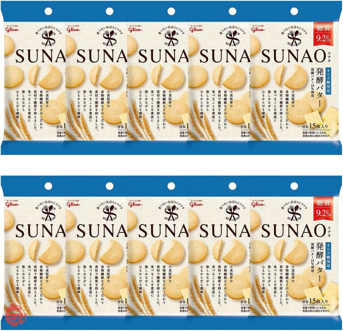 江崎格力高SUNAO 发酵黄油31g（每袋碳水化合物9.2g）（约15 块