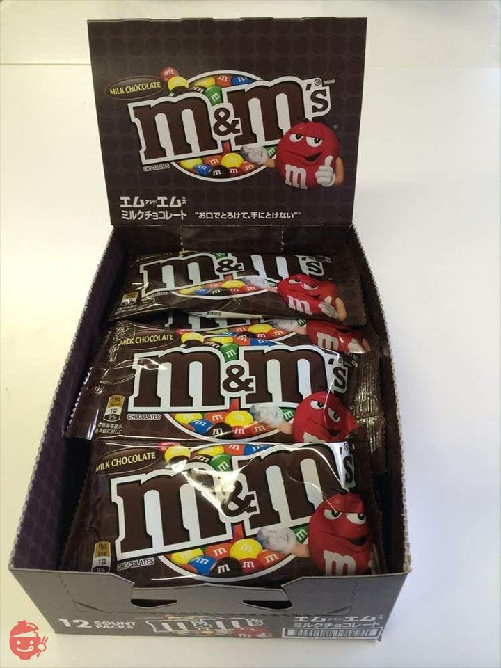 マースジャパン M&M'S ミルクチョコレートシングル 40g×12袋の画像