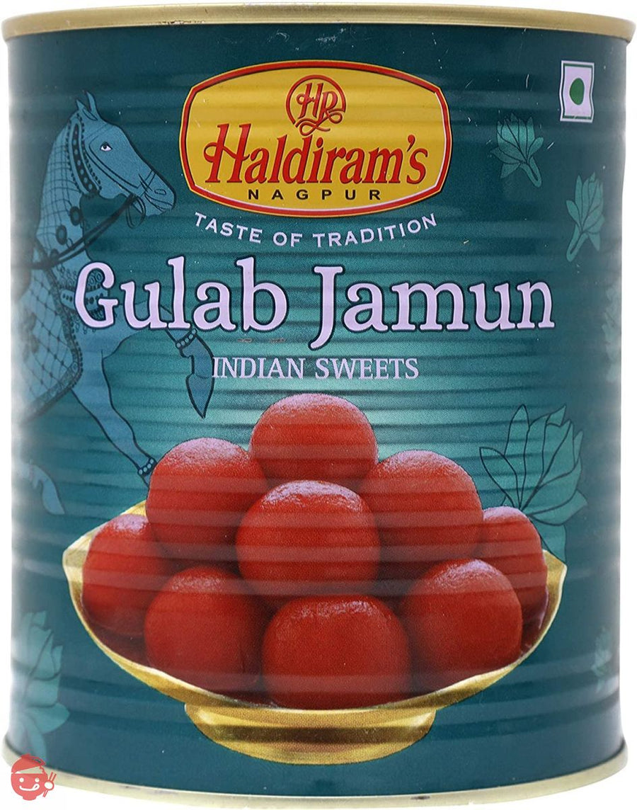 ハルディラム インド グラブジャムン 1kg 1缶 Haldiram's GULAB JAMUN グラバハール GUL BAHAR スイーツ デザートの画像