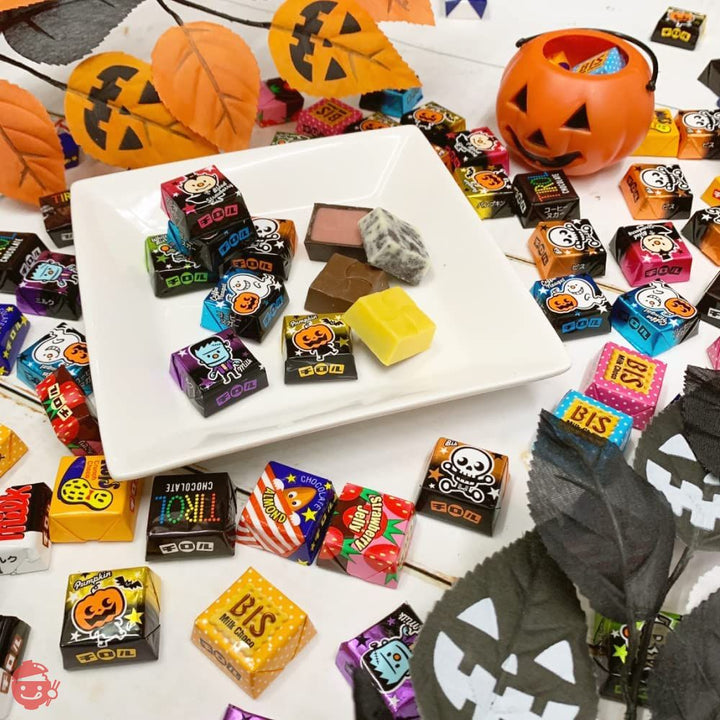 ハロウィン チロルチョコ 13種94個セット ギフトボックス（ハロウィン限定6種＋7種）キラキラ輝く個包装 ハロウィンチロル バラエティ ハロウィーン 大容量 チロル 詰め合わせ アソート プチギフト・プレゼントに最適！の画像