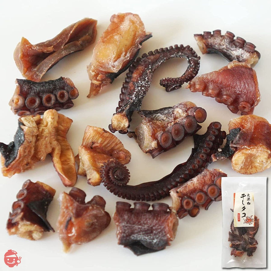 おつまみ 無添加 干しタコ 60g 北海道産 乾燥タコ 蛸のうま味が凝集 タコの干物 硬い珍味 干しすぎちゃった 素干しタコの画像