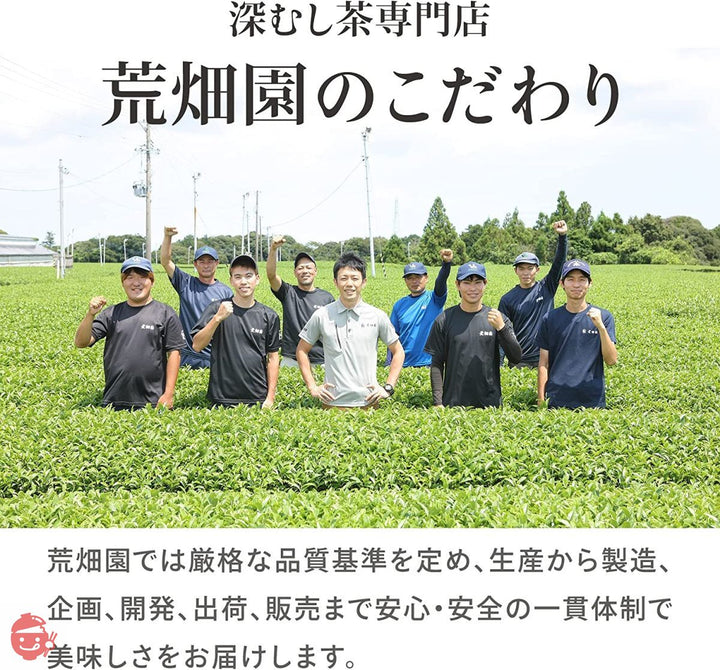 荒畑園 大地の詩 深むし茶 1kg 業務用 緑茶 お茶 茶葉 日本茶 大容量 静岡茶 静岡深蒸し茶の画像