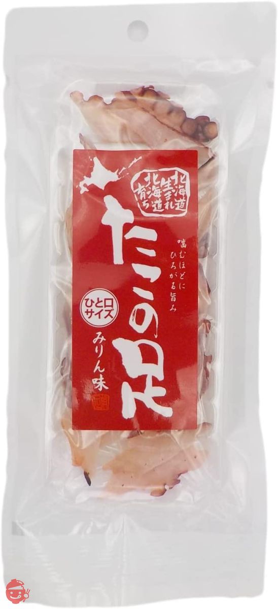 味蔵 【たこの足みりん味22g×3袋】[北海道生まれ北海道育ち] 道産タコの足　昔ながらのみりん味で仕上げ　一口サイズカット／鮮度太鼓判の画像