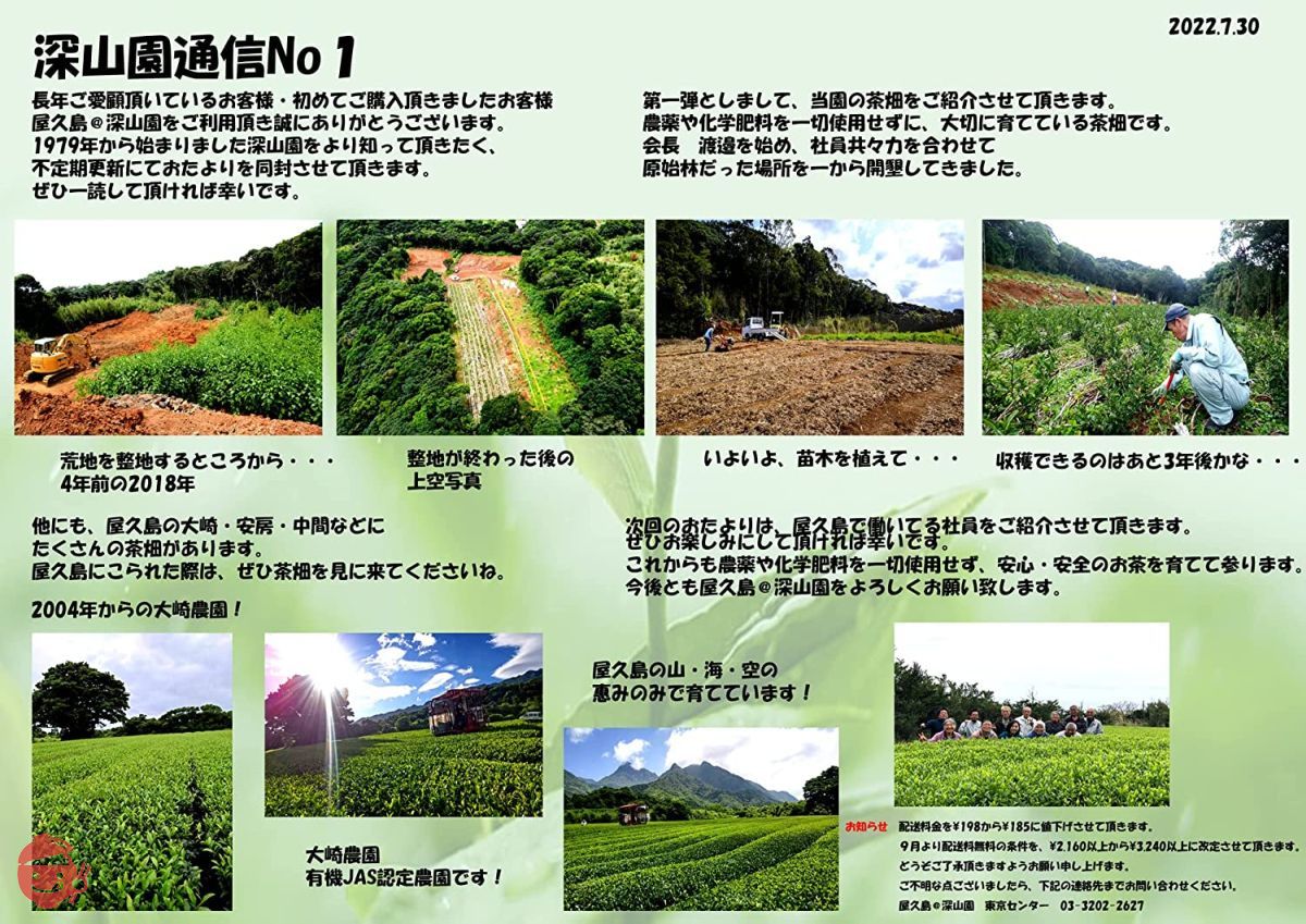 無農薬 無化学肥料 無農薬緑茶 粉末緑茶 緑茶 お茶 茶葉 粉末 パウダー パウダーティー 鹿児島茶 国産 屋久島 深山園 2番茶 粉末緑茶 120g