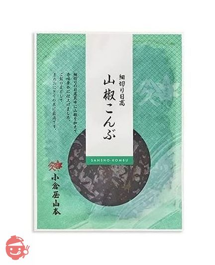 細切り日高 山椒こんぶ 袋入100グラム 小倉屋山本の画像