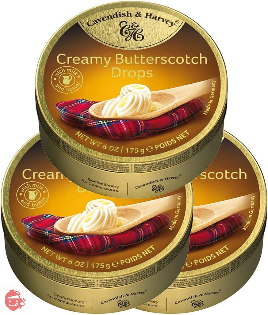 カベンディシュ バタースコッチ 175g ×3缶の画像