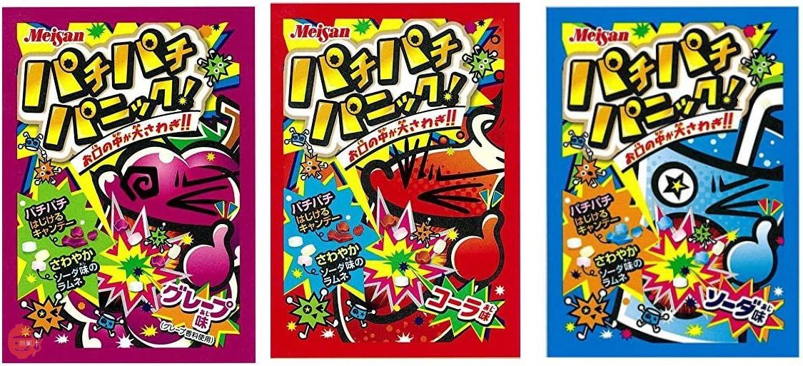 Meiji Sangyo Crackle Panic 3 types assortment 