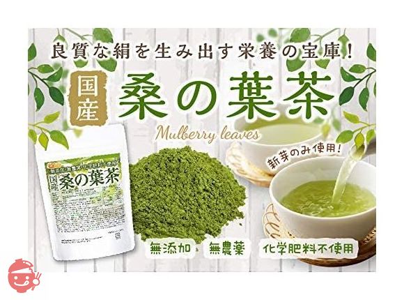 国産 桑の葉茶 110ｇ×2袋 無添加・無農薬・化学肥料不使用 桑の葉粉末 100％パウダー [05] NICHIGA(ニチガ) 九州産の画像