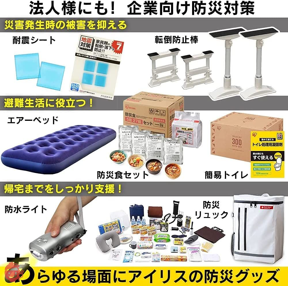 アイリスオーヤマ 非常食 (製造から) 5年保存 アルファ米 5食セット α化米 5種 スプーン付きの画像