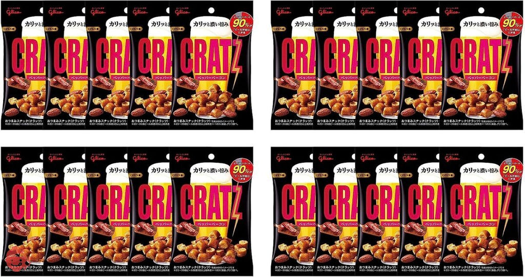 Ezaki Glico Kratz (pepper bacon) 42g x 20 snacks snacks snacks