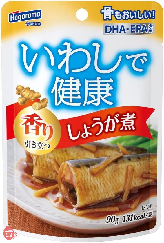 はごろも いわしで健康 しょうが煮 (パウチ) 90g (1599)×12個の画像