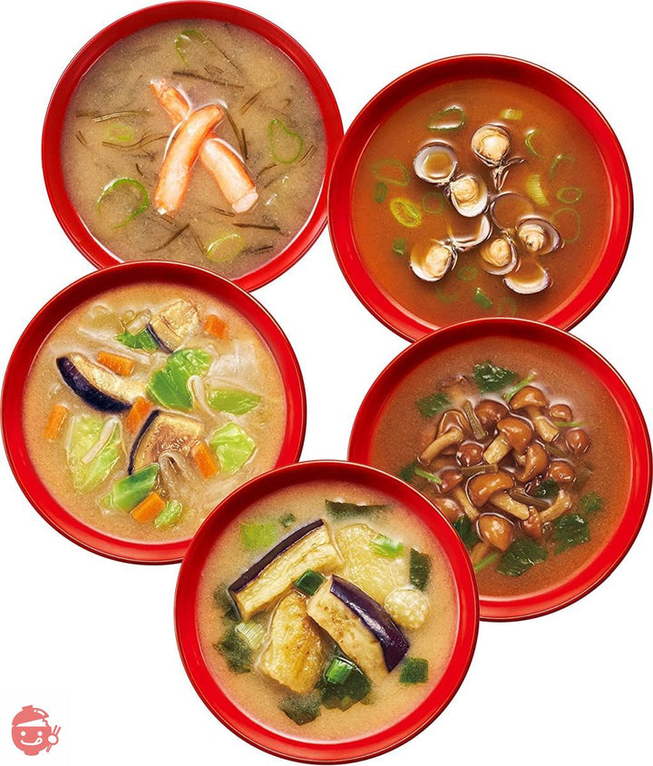 アサヒグループ食品 いつものおみそ汁贅沢 5食バラエティセット 53.1g×2袋の画像