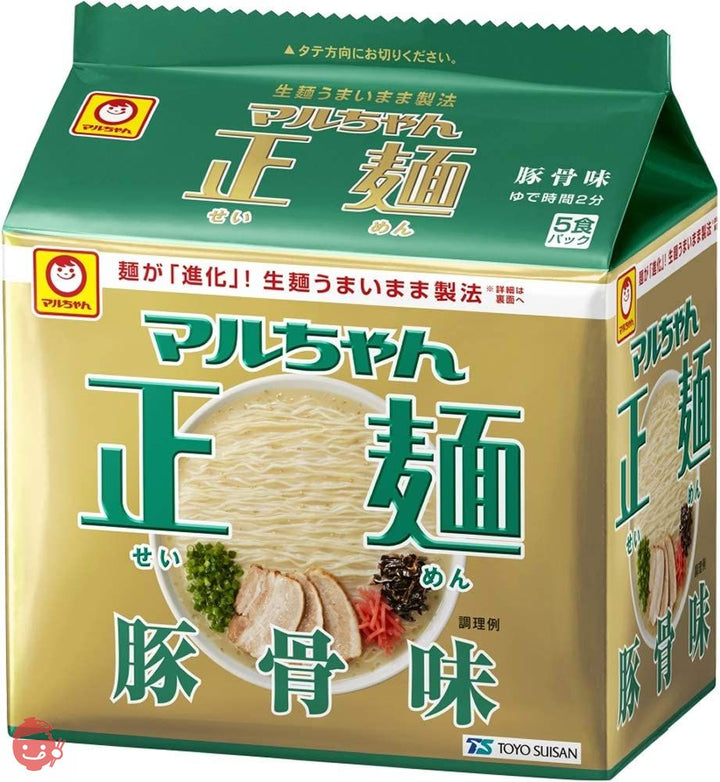 マルちゃん正麺 豚骨味 5食×6個の画像