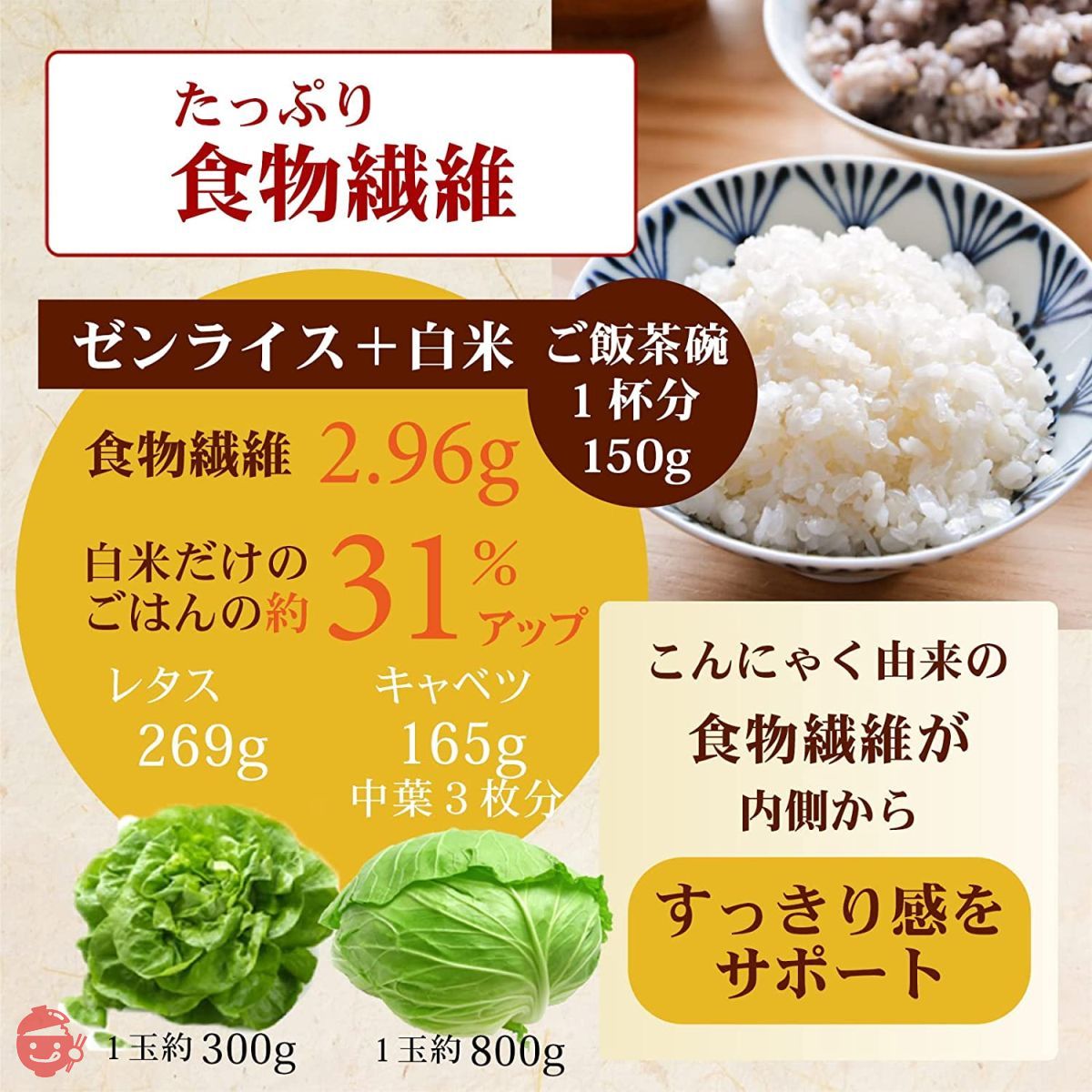 伊豆河童 ゼンライス 1袋 (60g/袋) 乾燥こんにゃく米 無農薬 糖質50