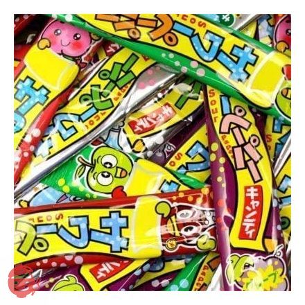 やおきん サワーペーパー キャンディ いろいろ味セット 全4種×8個 計32個 ( グレープ ･ コーラ ･ アップル ･ サイダー)の画像
