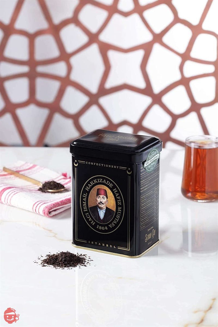 HAFIZ MUSTAFA 1864 ISTANBUL 紅茶、トルコの紅茶、アナトリアの紅茶、紅茶、オスマン帝国のお茶、トルコからの贈り物、ベルガモットのお茶 z トルコ茶 100グラム (5 パック)の画像