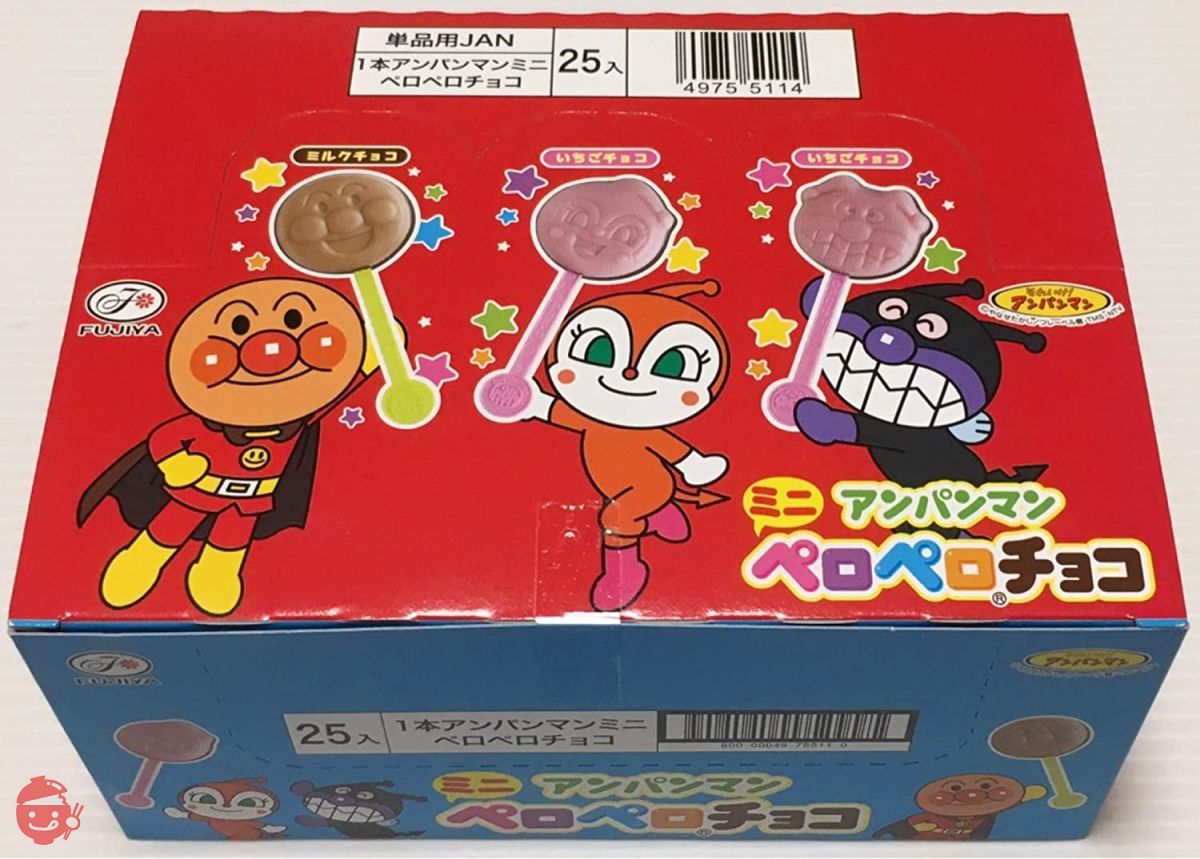 Fujiya Anpanman mini licking chocolate 5g x 25 pieces [with milk