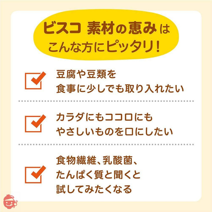 江崎グリコ ビスコ素材の恵み大袋(大豆) みるく&きな粉 36枚 ×6袋の画像