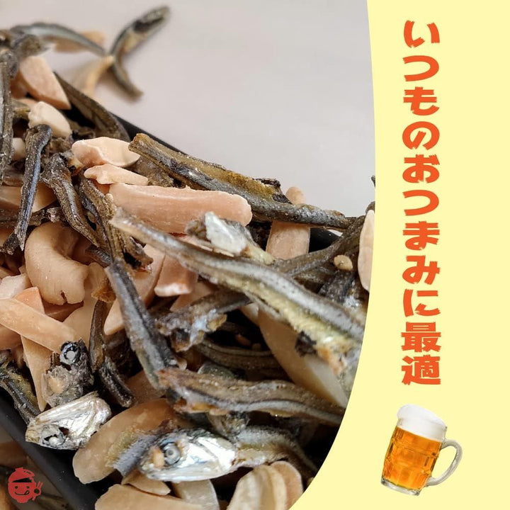 小魚 アーモンド カシューナッツ 入り 1kg (不揃い商品) 国産小魚 チャック袋入り アーモンドフィッシュ アーモンド小魚の画像