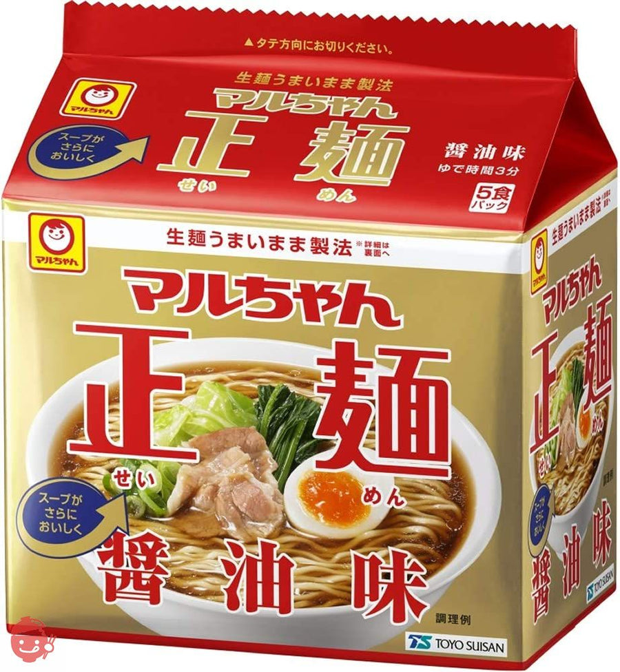 マルちゃん正麺 醤油味 5食×6個の画像