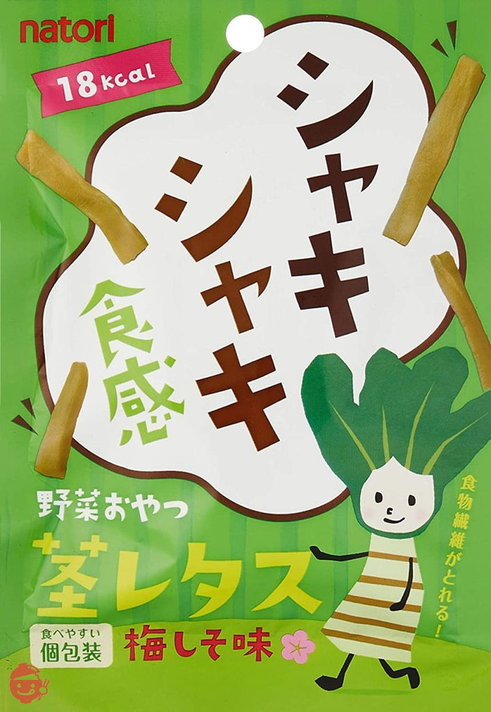 なとり 野菜おやつ茎レタス梅しそ味 16g×10袋 – Japacle