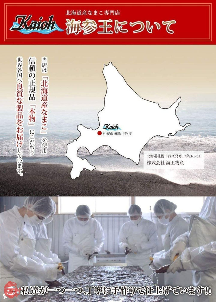 乾燥なまこ 特Ａ品 北海道産 ２Ｓサイズ ２００ｇ ８０〜１１０個前後入りの画像