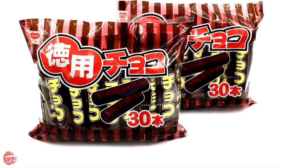 【まとめ買い】リスカ 徳用チョコ棒 30本入×2袋 （計60本）の画像