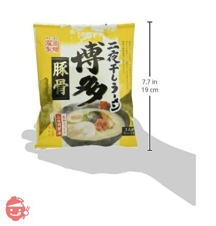 藤原製麺 二夜干しラーメン博多豚骨 107g×10袋の画像