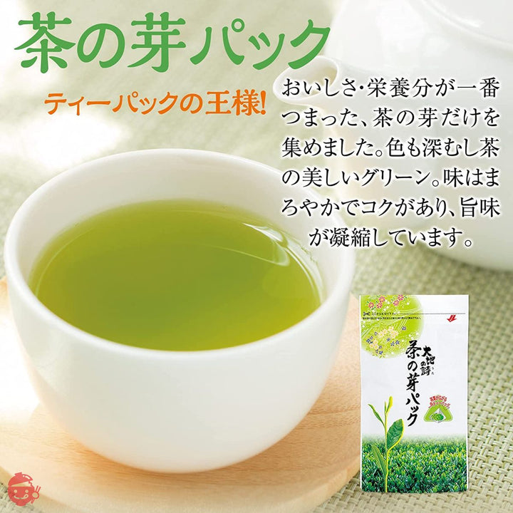 荒畑園 大地の詩 芽茶 茶の芽パック 100g（5g×20袋）1リットル用 高級 ティーパック ティーバッグ 冷茶 水出しの画像