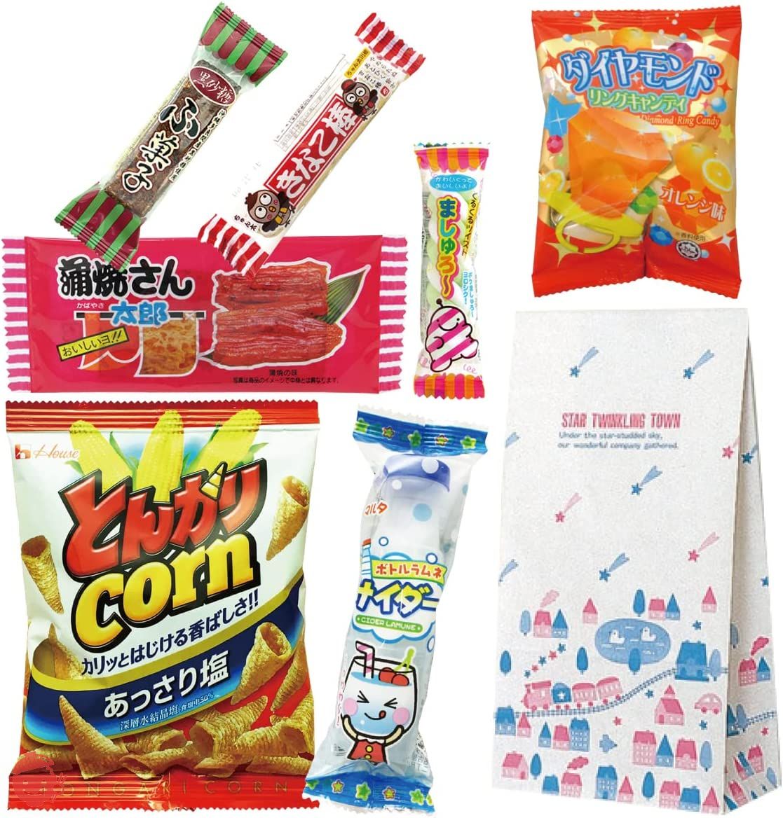 [Allergy-friendly sweets bag packed 300 yen] Sweets set 8 types assorted  event festival gift kindergarten nursery school party birthday children's  ...