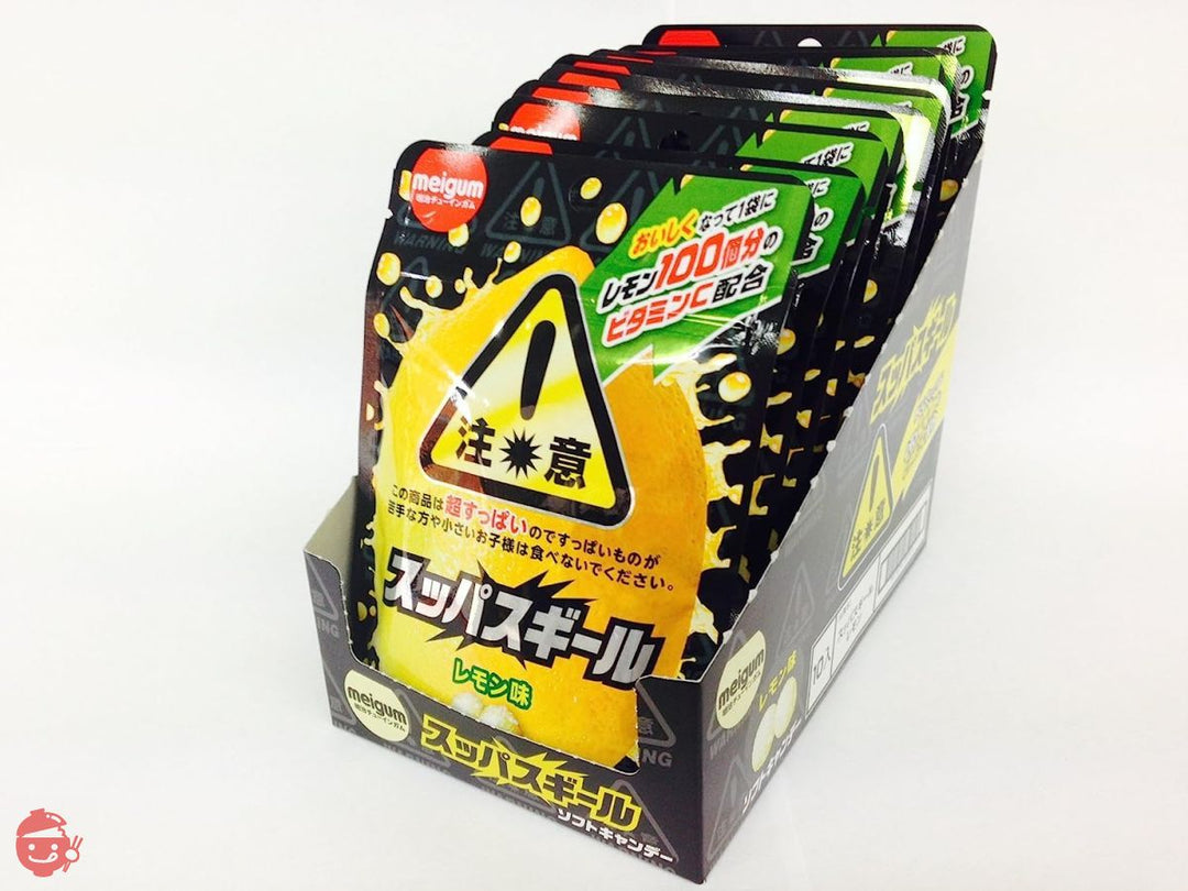 明治チューインガム スッパスギール 25g×10袋の画像