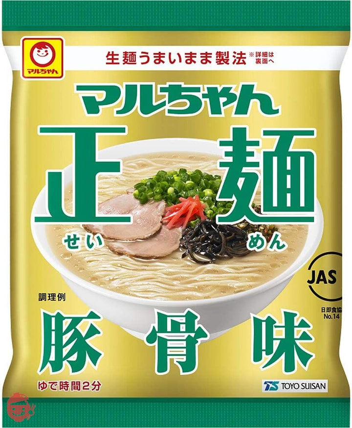 マルちゃん マルちゃん正麺 豚骨味 5食パック(88gX5P) ×6個の画像