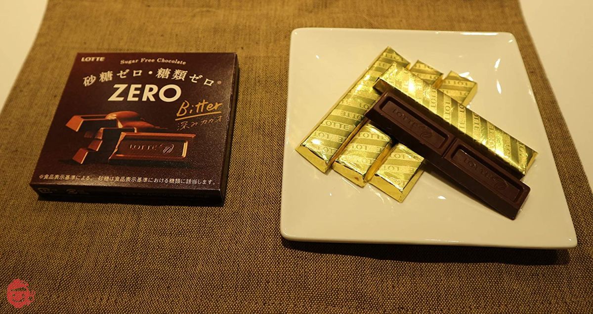 LOTTE ZERO ビター チョコレート 1箱 ロッテ ゼロ 砂糖ゼロ - 菓子