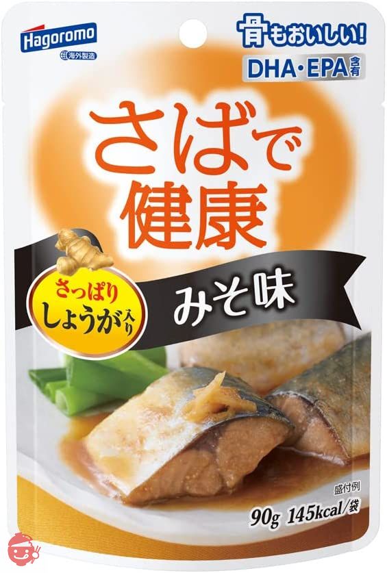 はごろも さばで健康 みそ味 (パウチ) 90g (1416)×12個の画像