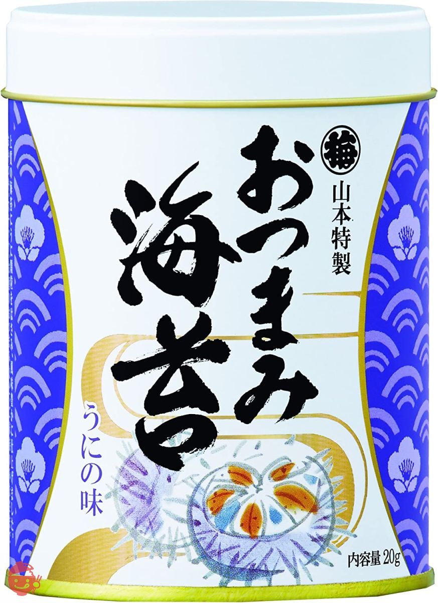 山本海苔店 味つけ海苔 おつまみ海苔 ( うに ) 1缶 20g 九州有明海産 国産 のり 海苔 ギフト 内祝 仏事 家庭の画像